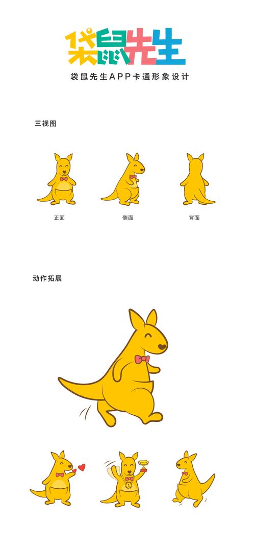 袋鼠先生-卡通形象设计|平面|品牌|未小林 - 原创作品 - 站酷 (zcool)