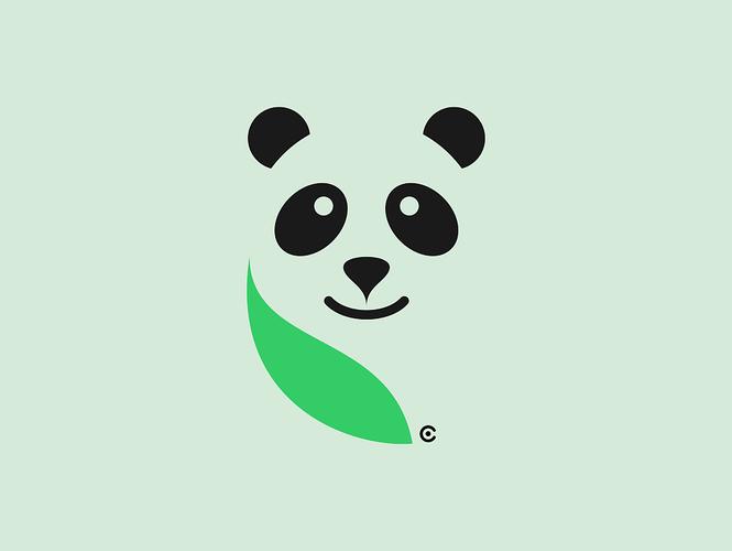 绝对熊猫logo:设计尝试