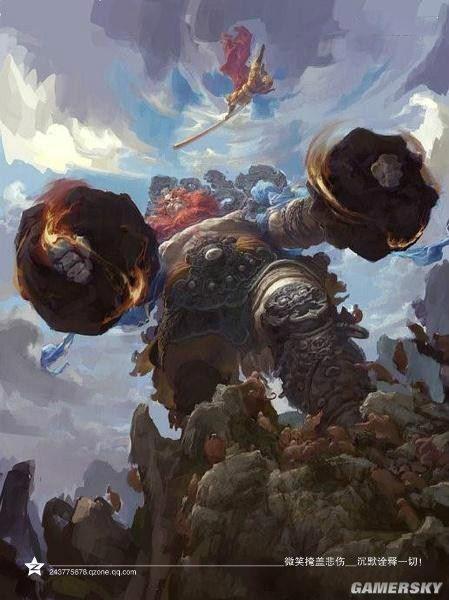 巨灵神乃是天将之一,担任守卫天宫天门的重任,力大无穷,可举动高山