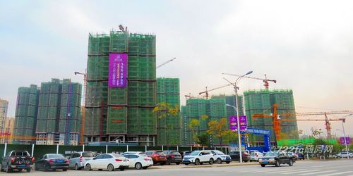 12月中旬随州御景天城工程进度