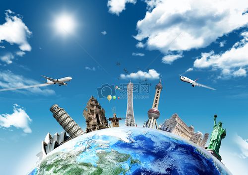 世界这么大,我想坐飞机去旅行图片