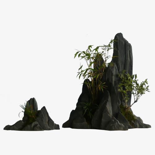 假山树枝免抠素材免费下载_觅元素51yuansu.com
