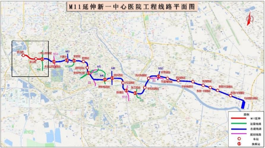 天津地铁11号延伸线建设进程持续更新