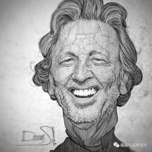 插画丨听说学素描的千万不要是错过他,惟妙惟肖的线体人物,炸裂了