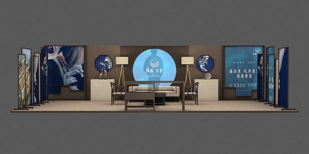 部分作品展示:展台类