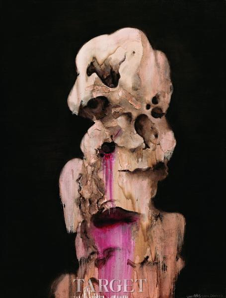 周春芽《太湖石》太湖石一直是周春芽的灵感来源,这些石头的结构完美