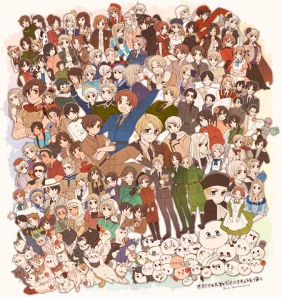 【画师id:id=3004501にのぬこ pid:53592077】pixiv aph 黑塔利亚 真