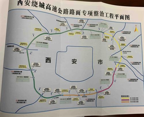 环共划分为6个施工单元,按照"先北后南,先外后内"的原则进行作业,西安