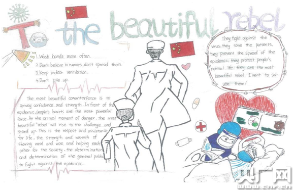 抗疫精神 致敬最美逆行者——漯河医专成功举办第二届英语手抄报大赛