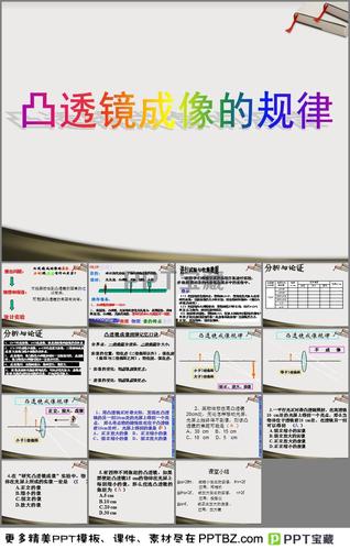 八年级凸透镜成像规律课件ppt