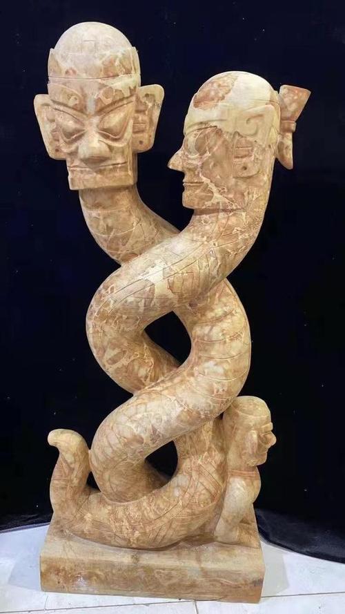 民间收藏古蜀玉器中的伏羲女娲