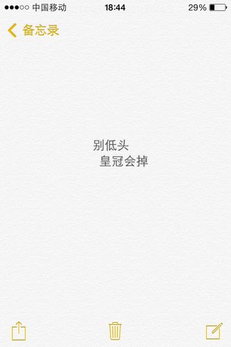 相信自己--别低头 皇冠会掉