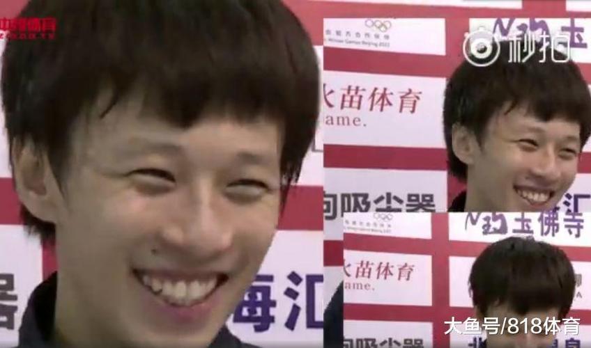 林高远王曼昱赛后采访, 高远回答问题连连咳嗽, 一脸严肃师妹被逗乐