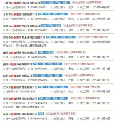 今天也来恭喜下"云联惠",不负众望,终于成功荣获(拿下)"严重违法失信