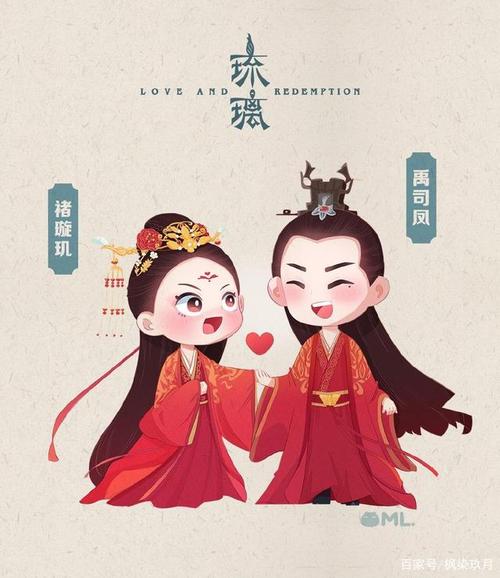 《琉璃》卡通版璇玑和司凤,喜欢吗?