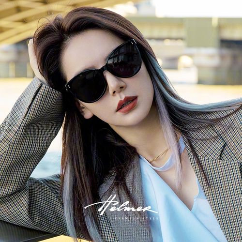 gm墨镜女2021年新款潮2020太阳镜防紫外线高级大脸显瘦frida眼镜