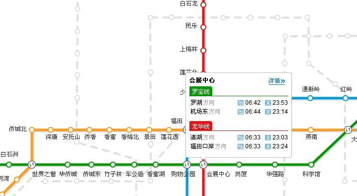 如果是其他地铁线路,可以转乘到龙华线,或者罗宝线再到会展中心站 抢