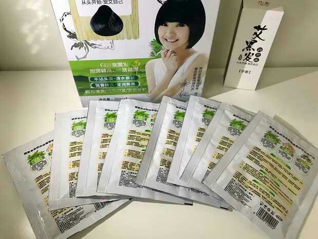 凡高艾黑发润黑露一洗黑染发清水黑发自然黑染发霜染发剂染发膏