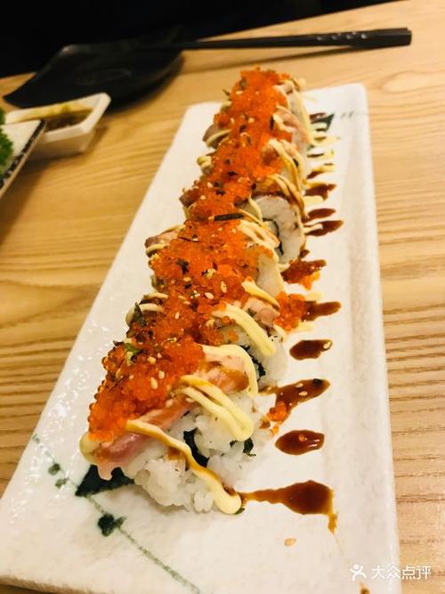 禾之风精致料理(浮山后店)火炙三文鱼芝士卷图片