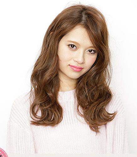 中长发烫发大卷发型图片