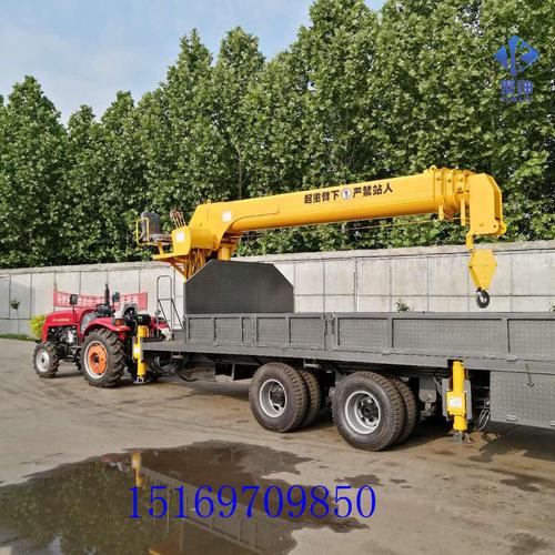 拖拉机拖盘吊车 多用途拖拉机吊 拖拉机随车吊 聚坤厂家专业定做