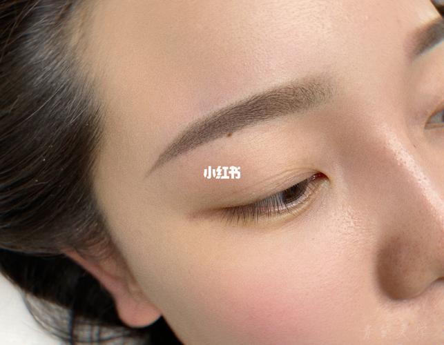 改红色底色眉毛_眉毛_青黛美学攻略_半永久眉毛_美妆