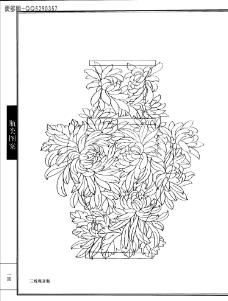工艺美术白描图《珐琅图案》18图片