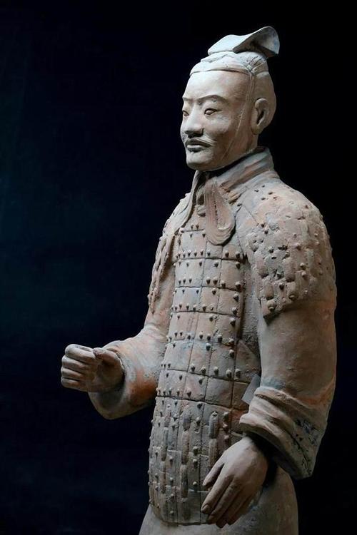 将军俑,秦(公元前221-前207年),陶,秦始皇帝陵兵马俑一号坑出土