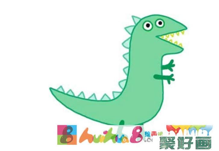 小恐龙简笔画的画法步骤教程怎么画简笔画教程
