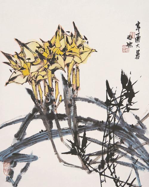 【转载】郭怡琮中国花鸟画欣赏-1