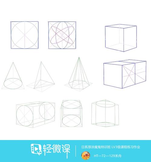 基本几何体球柱方锥画法解析