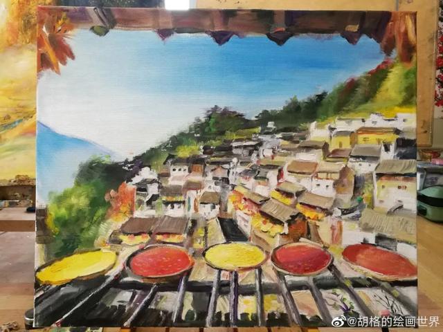 1.8亿天价艺术家来访篁岭,探秘油画般的晒秋盛景!