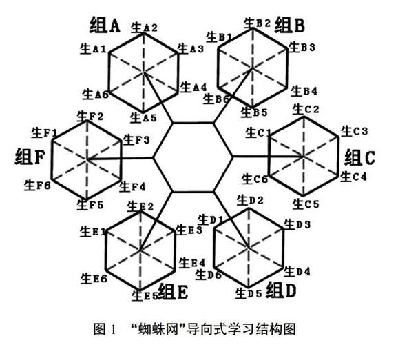 "蜘蛛网"作为一种学习共同体的模型,具体含义是:"蜘蛛"(spider)是六个
