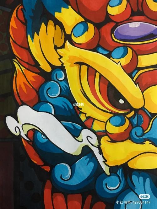 马克笔画_马克笔画_新年快乐_新年去哪玩_人文_绘画