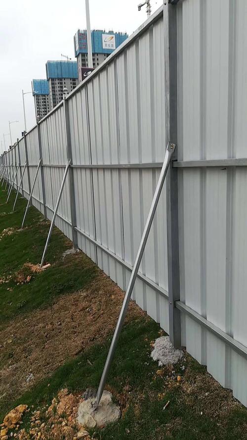 公路施工彩钢围挡广东建筑工地铁皮围栏可广告喷浍