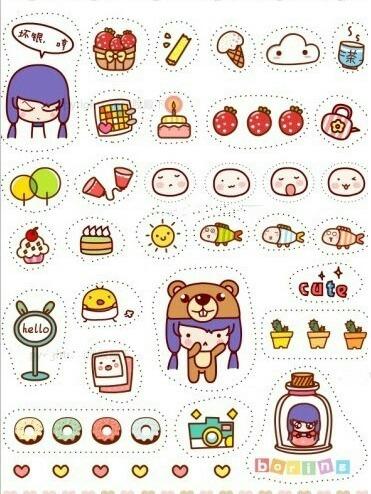 文具,家居,简笔画,家居小物,手帐