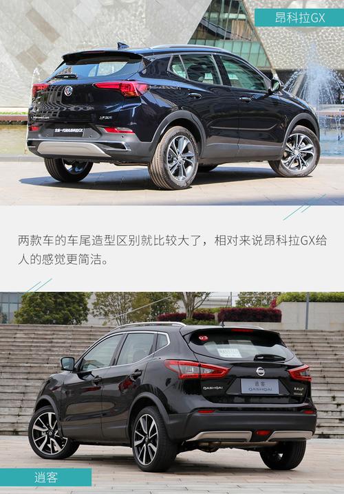 美日紧凑型suv对决 别克昂科拉gx对比日产逍客