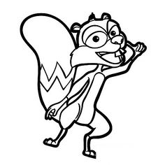 com 熊出没蹦蹦的涂色画和简笔画