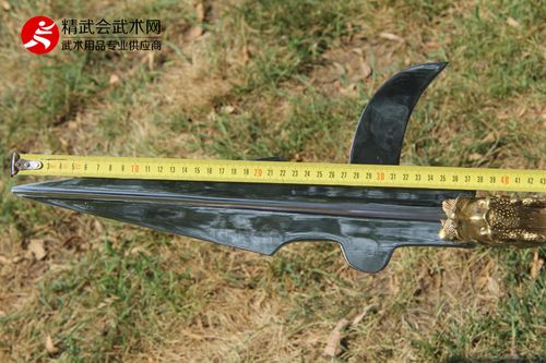 十八班兵器之钩镰枪 武术表演龙头不锈钢钩镰枪 有枪脊
