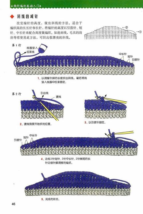 钩针入门新手学钩针 加减针 钩针编织基础