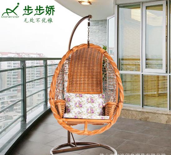 鸟巢吊椅 吊篮吊椅 室内阳台吊椅 摇篮椅 进口天然真藤手工编织