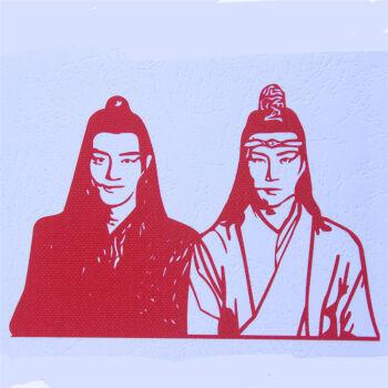 肖战2 普通装(剪纸 木色相框)