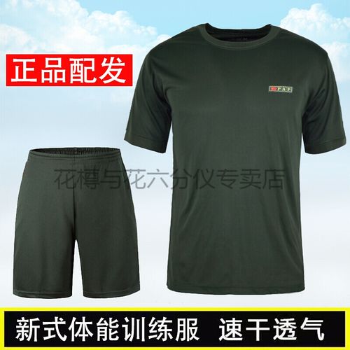 花樽与花花樽与花体能训练套装 夏季新式套装男短袖pap速干体能服短裤
