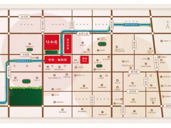 中房上和府楼盘区位规划