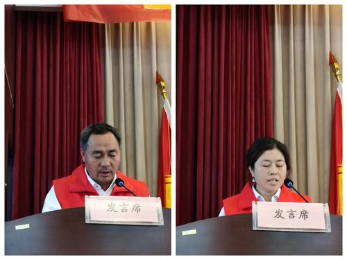 老书记代表:图左为百凤林村党支部书记何永清,图右为沈家村党支部