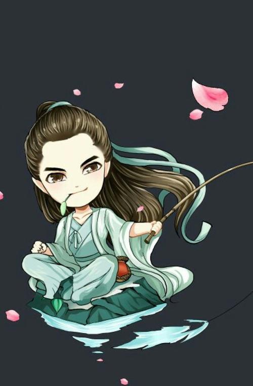 于朦胧 q版白真 三生三世十里桃花-堆糖美好生