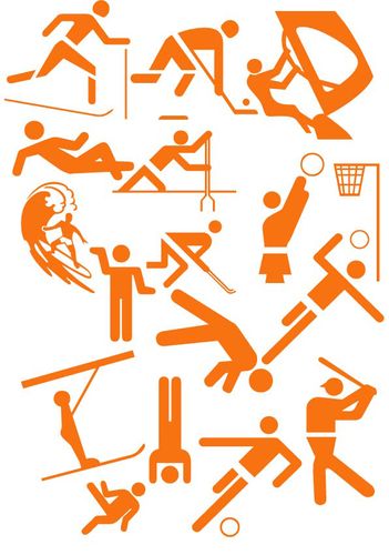 体育运动矢量图图片