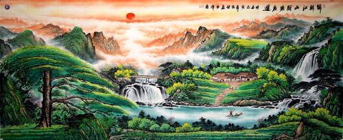 名家最美最好的山水风水画聚宝盆都在这里,喜欢的朋友