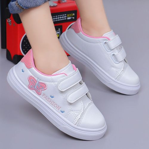 尚品杭冬季儿童运动鞋秋冬皮面休闲鞋儿童跑步鞋中大童童鞋女童学生鞋