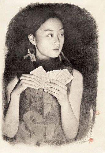 中国著名画家王沂东素描作品欣赏